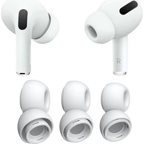 Ørepuder 6-pak til Apple AirPods Pro - Hvid