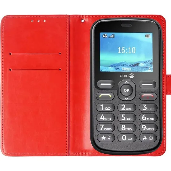 Doro 1881 Wallet Cover - Rød - 2 kortlommer