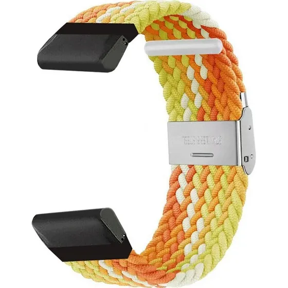 Flettet urrem til Garmin Fenix E - Gradient orange