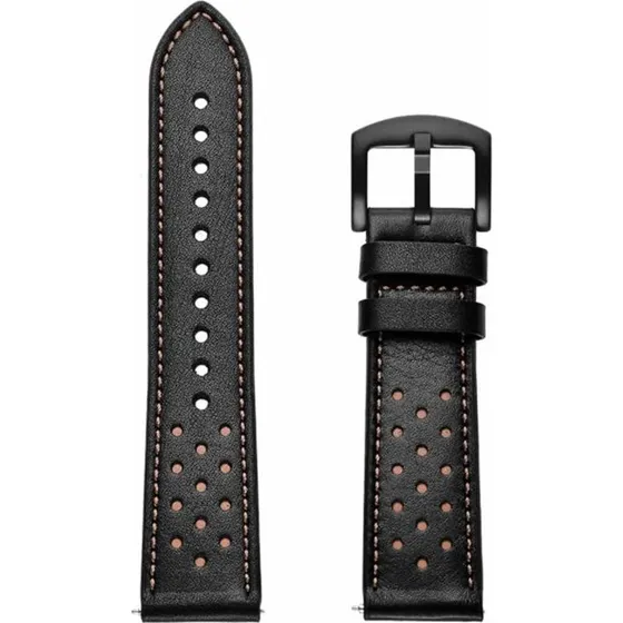 OnePlus Watch 2R Læderurrem - Sort