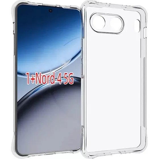 Stødsikkert silikonecover til OnePlus Nord 4