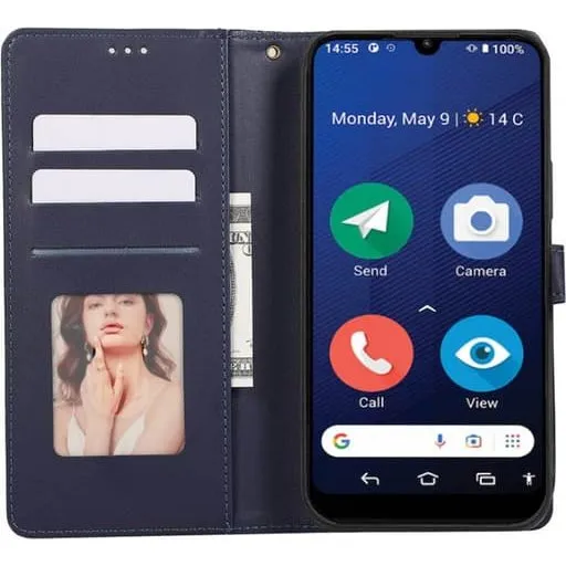 Blush Walletcover til Doro 8210 - Navy