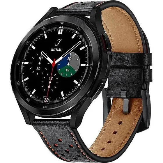 Samsung Galaxy Watch 4 Classic Armbåndslæder (42mm) - Sort
