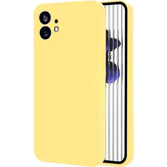 Liquid Silikone Cover til Nothing Phone (1) - Gul
