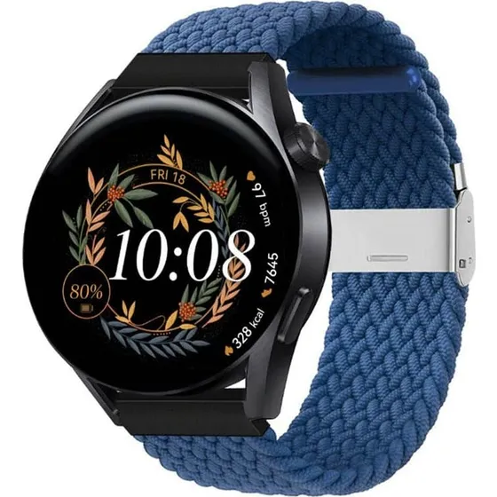 Huawei Watch GT3 (42mm) Flettet Elastisk Urrem - Blå