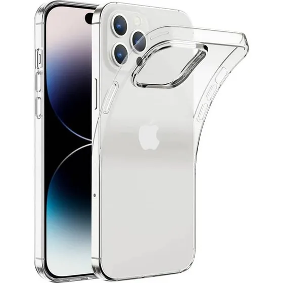 Silikonecover gennemsigtig til Apple iPhone 14 Pro Max