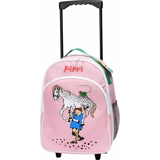 Pippi Langstrømpe Rulletaske - Lyserød