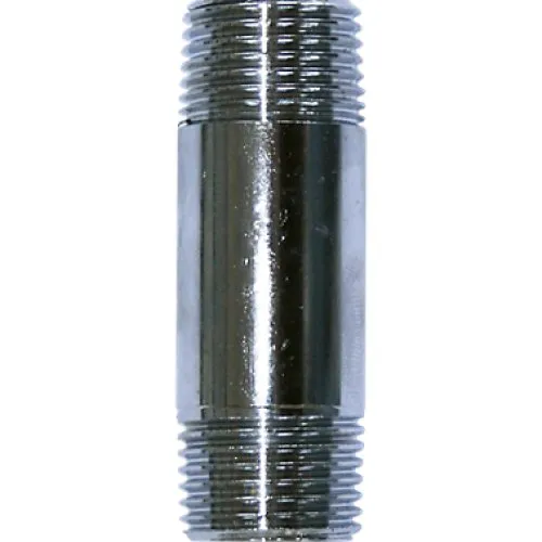 ISIFLO Nippelrør messing 1/2" x 40 mm forkromet