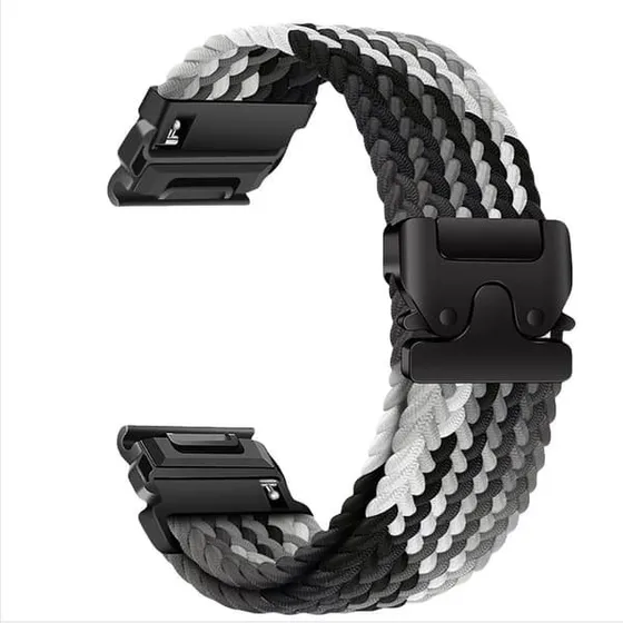 Garmin Elastisk Nylonrem 22mm med Magnetisk Spænde - MultiColor