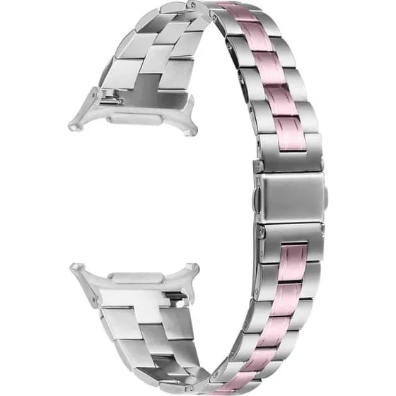 Samsung Galaxy Watch8 Urrem i Rustfrit Stål - Pink