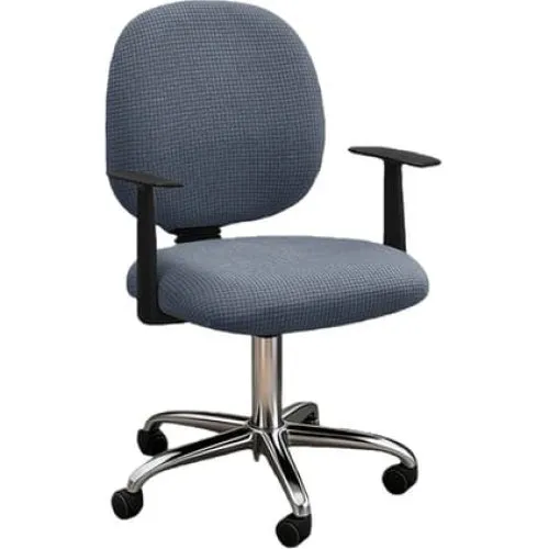 Elastisk kontorstolsbetræk i polarfleece - Gray - Universal pasform