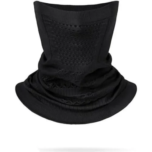 Termisk Ski Ansigtsmaske - Vindtæt V-Formet Halsedisse, Black