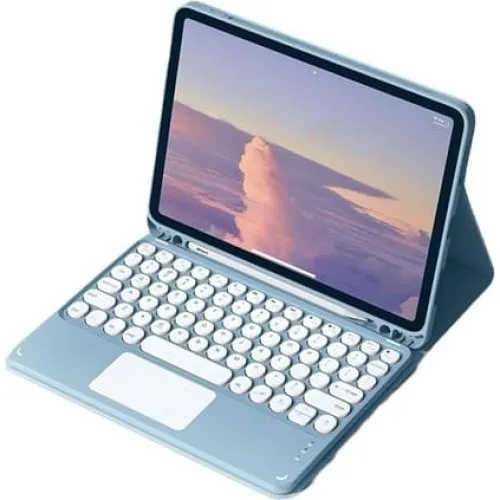 Samsung Galaxy Tab A9+ 11" Bluetooth-tastaturcover - Blå