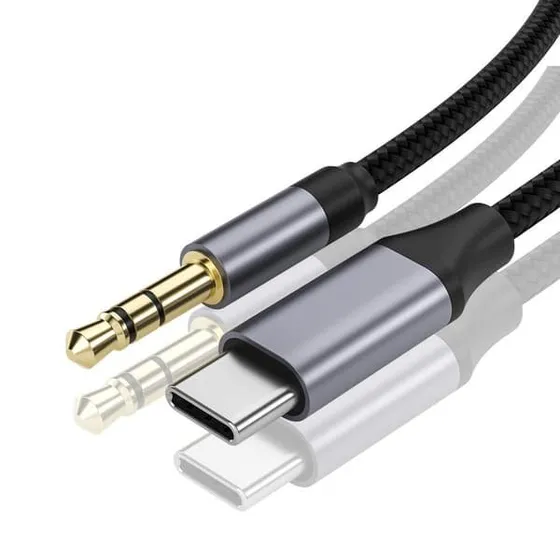 Type-C til 3,5 mm Aux-lydkabel, 1.5 m