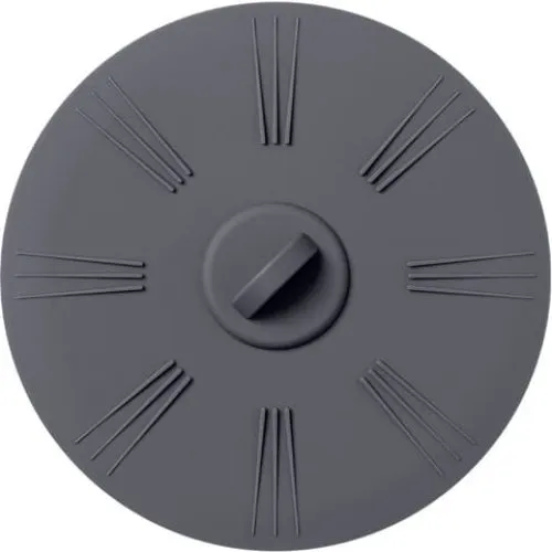 15.2cm Silikone Vaskprop Afløbsdæksel - Grey
