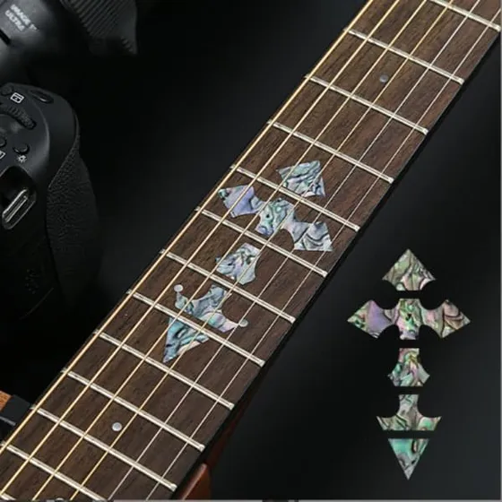 Guitar Indlæg Klistermærker - Gribebræt Markører Model 9