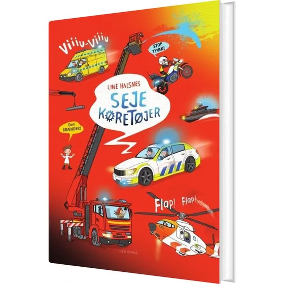 Seje køretøjer – Børnebog (hardcover)