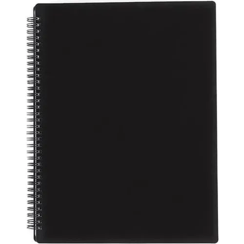 A4-nodemappe Sort 40-pak