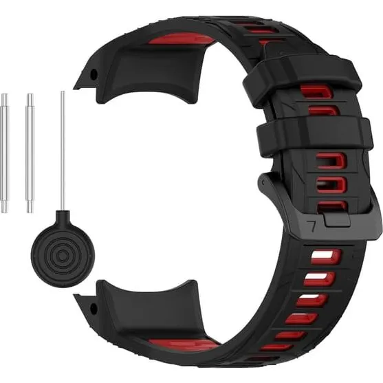 Garmin Instinct 3 Two-Tone Silikone Urrem - Rød Model 2