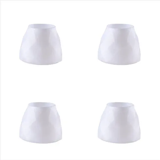 Møbelfødder i silikone, 4-pak, White