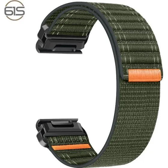 26 mm Nylon Urrem til Garmin Fenix & Epix - Grøn