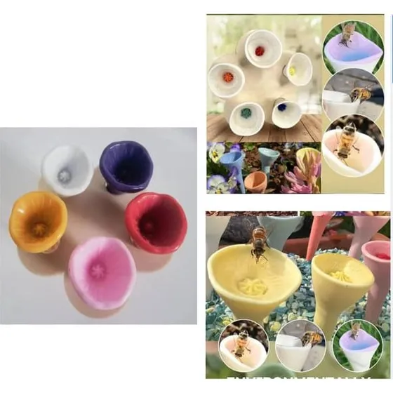 Harpiksblomst Bier Drikkefontæne (Sæt med 2) - MultiColor