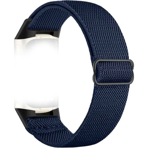 Fitbit Nylon urrem til Charge 5/6 - Navy Blue