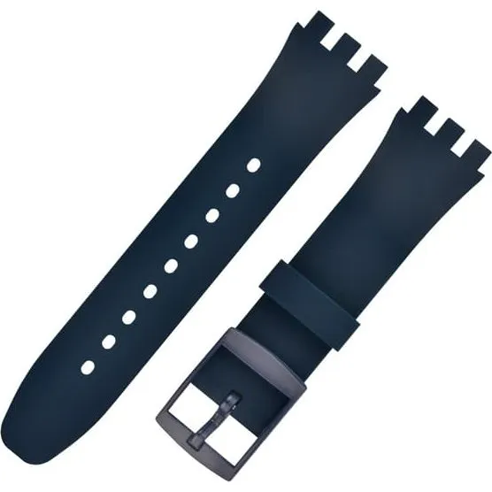 Swatch Silikone Urrem - Navy Blue - 20 mm