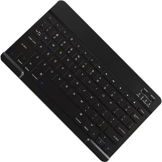 Trådløst Bluetooth-tastatur - 10-tommer, genopladeligt, Black