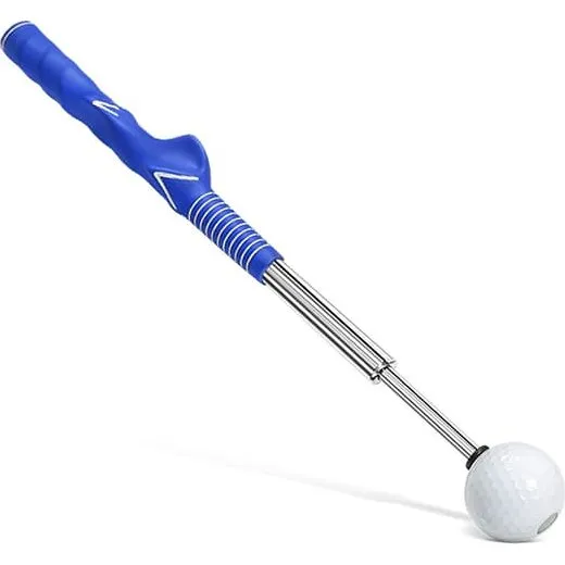 Bærbar golfsvingtræner Blue med lydfeedback