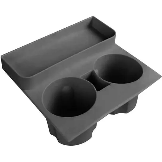 Tesla Model Y/3 Center Console Organizer & Kopholder - Grå