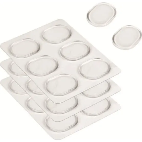 Silikone Drum Mute Pads - Transparente Gel Dampeners