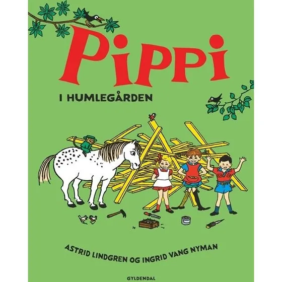 Pippi i Humlegården – Astrid Lindgren (hardcover)