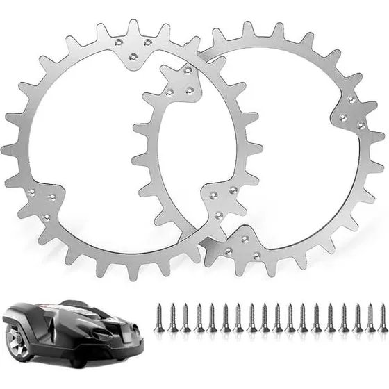 Husqvarna Automower Terrænhjul 25,2 cm - Stål, Sølv