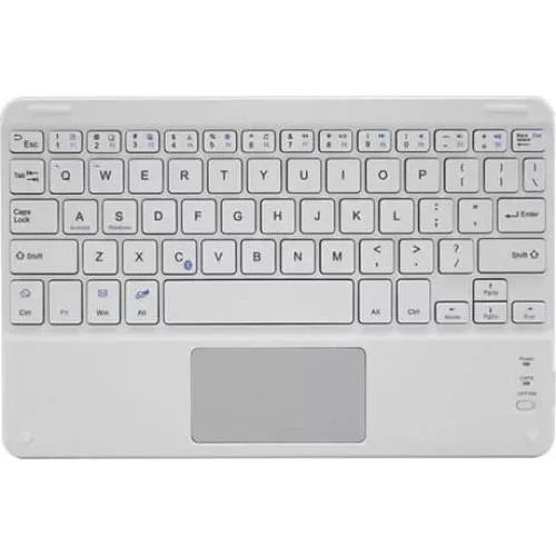 Trådløst touchpad-tastatur til tablets, White M