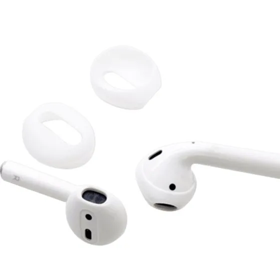 Silikone ørehætter til AirPods 1/2. generation - White