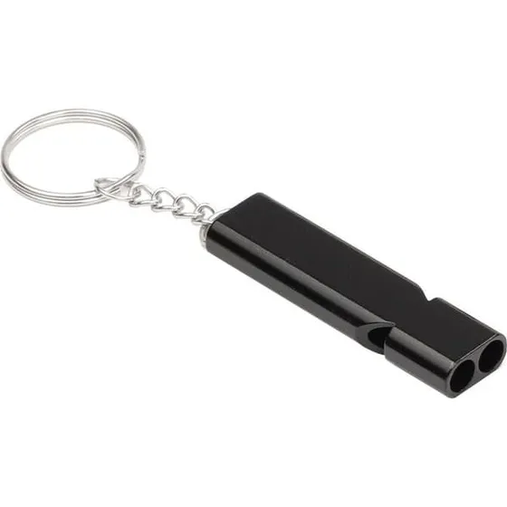 Nødfløjte i aluminiumslegering - Black