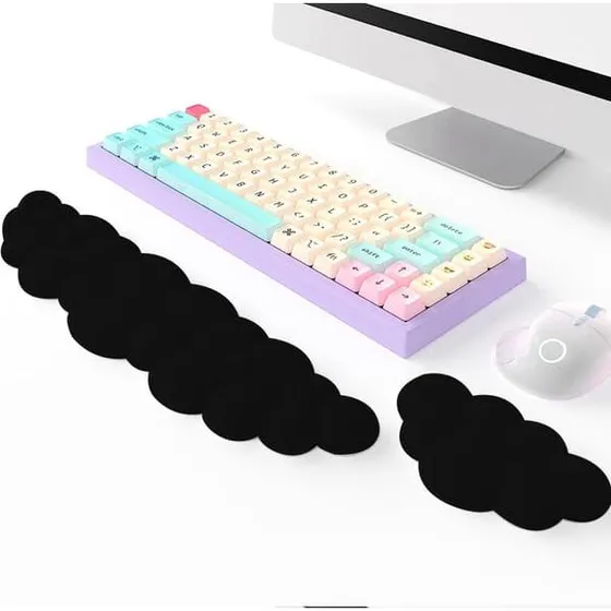 Håndledsstøtte til tastatur med blødt memory-foam