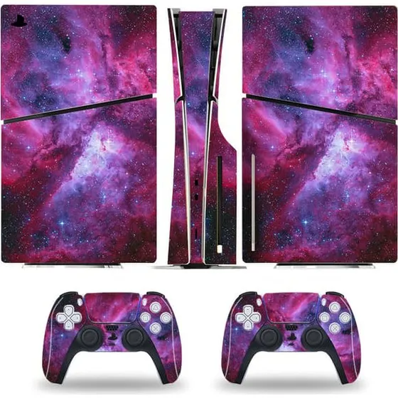 Skin Stick Protective Skin til PS5 Slim - Purple