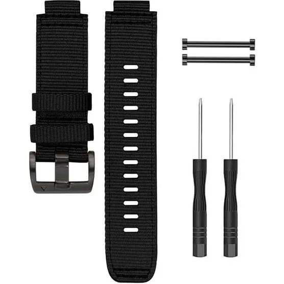 Garmin Nylon urrem med spænde - Black