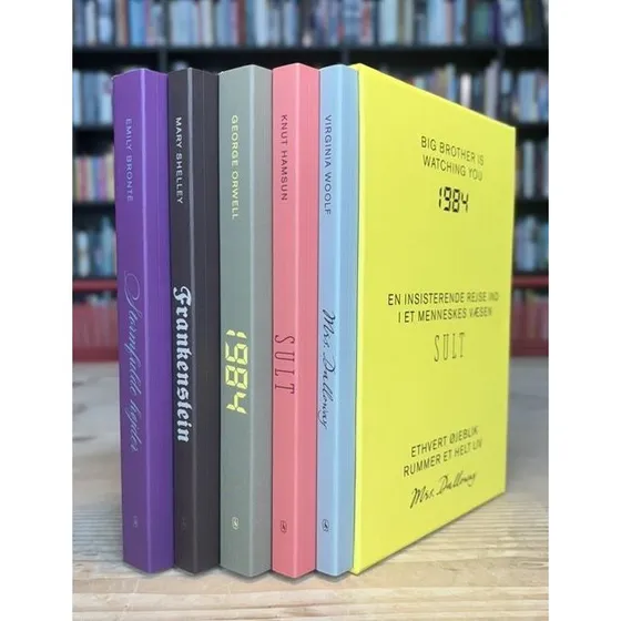 Gyldendals Klassikerkasse – 5 bind skønlitteratur