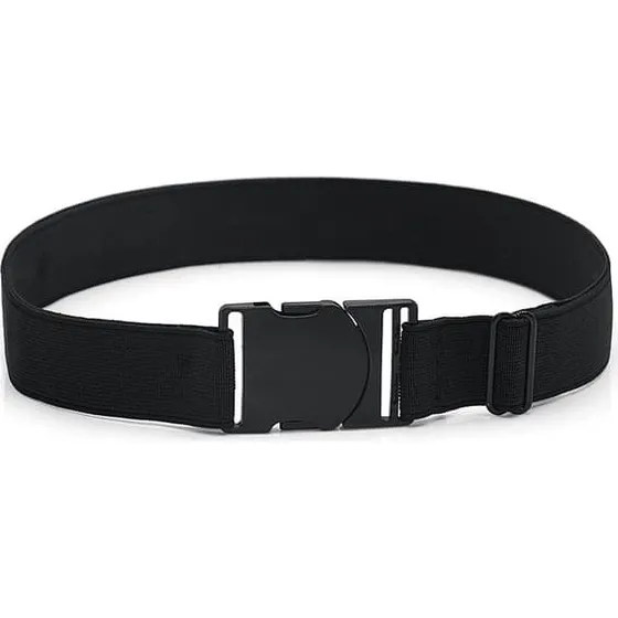 Justerbart elastisk bælte til jeans - Black