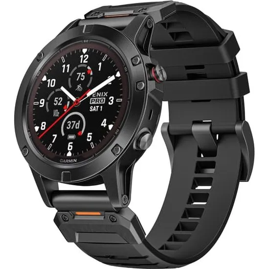 Garmin 26 mm urrem til Fenix 3/5/6/7X - Sort