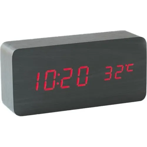 Digitalt LED vækkeur - Rød