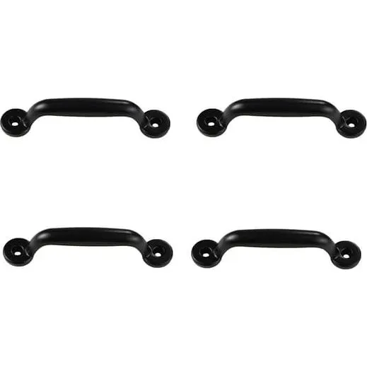 Skabsgreb i Vintage Design, 4-pak Black