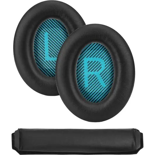 Bose QC-serie Udskiftningsørepuder og pandebånd - Sort/Blå