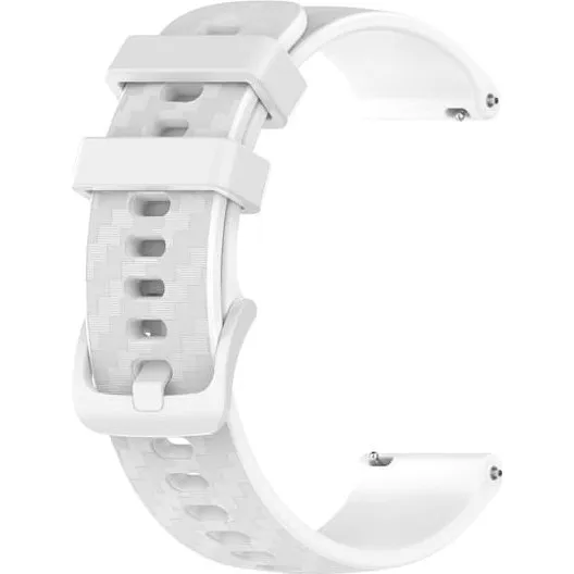 Silikone urrem til Garmin Vivoactive 4 / Venu - White 20 mm