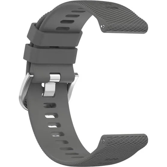 Urrem silikone DarkGrey til Garmin Forerunner & Venu (22 mm)
