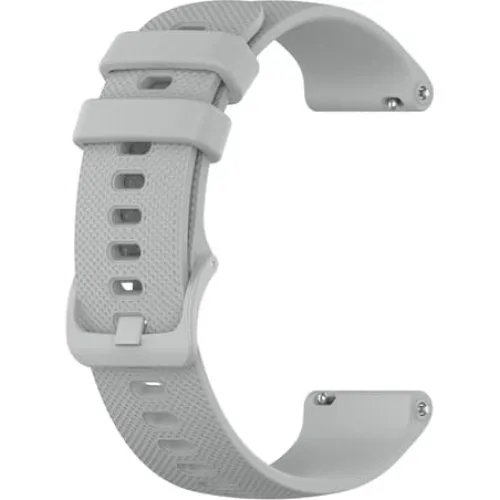 Urrem Silikone Grey til Garmin Venu, Vivomove & Vivoactive 20 mm