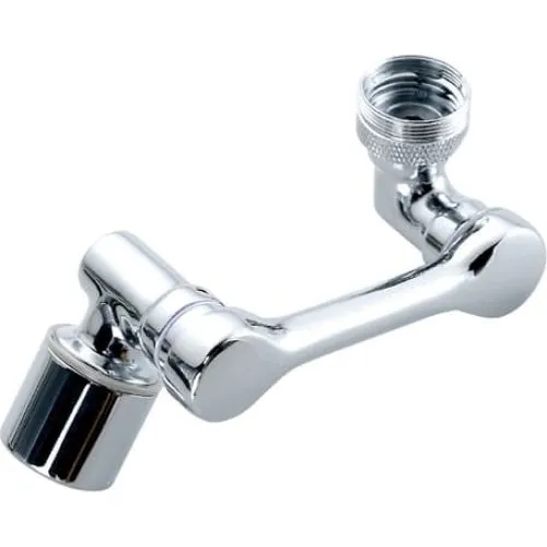 1080° Drejelig Vandhaneforlænger med 2 Flowtilstande - Silver